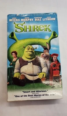 Shrek VHS Tape 2001 - Special Edition Video Cassette - Image 1 of 4