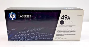 (NEW Genuine Sealed) HP 49A Black Original LaserJet Toner Cartridge, Q5949A - Picture 1 of 5