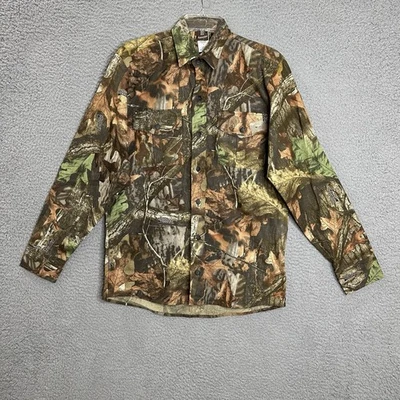 Camisa Bell Ranger camuflada con botones para hombre talla S manga larga ventaja madera Foto 1 de 4