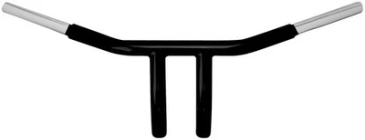 Wild 1 1-1/4 pulgadas. Barra de retroceso gordita - 6 pulgadas - Bicicleta de calle negra para motocicleta Foto 1 de 3