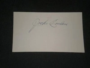 HOF JOCKO CONLAN SIGNED HANDSIGNIERT INDEX KARTE SCHIEDSRICHTER - Bild 1 von 1