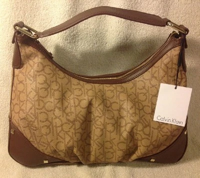 🌻 NUEVO BOLSO DE MANO CALVIN KLEIN CK 🌻 AUTÉNTICO Hudson Logo Hobo H2ACJ059 Foto 1 de 4