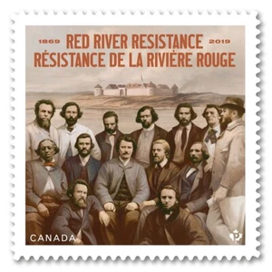 DIE CUT = RED RIVER RESISTANCE : Group Photograph = MNH Canada 2019 #3204i - Picture 1 of 1