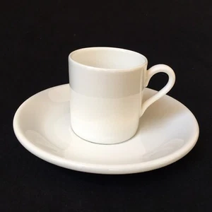 1 pcs WEDGWOOD Expresso Porcelain Cups + 1 pcs DUDSON Saucers White M-53 - Picture 1 of 5