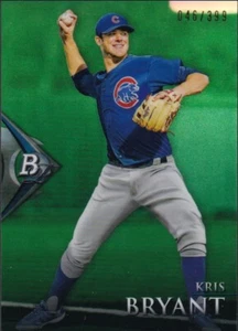 2014 Bowman Platinum Chrome Rookie Emerald #BPCP40 - Kris Bryant [046/399] - Picture 1 of 4