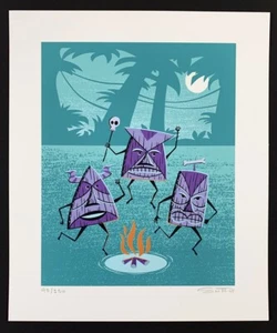 O is for Oku Ohana Oono ZOTTELDRUCK Siebdruck Serigrafie ungerahmt signiert 2005 Echtheitszertifikat - Bild 1 von 4