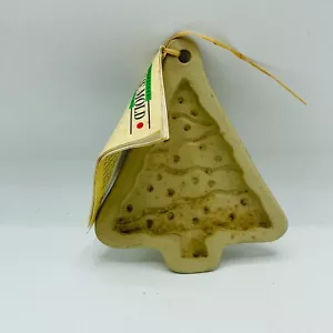 Vintage 1995 Cookie Mold Christmas Tree Holiday Superstone Sassafras - Picture 1 of 6