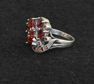925 Sterling Silver Ring embedded with Ruby, Diameter 2cm 0.079in, one of a kind - Picture 1 of 4