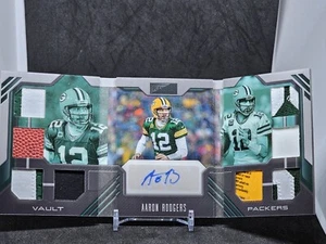 2022 Panini Playbook Aaron Rodgers Veteran Vault #/25 Packers  - Bild 1 von 6