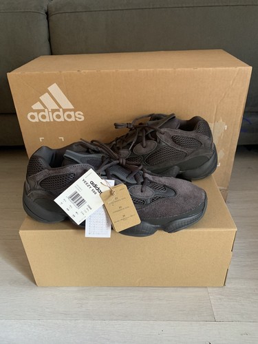 Coppia Adidas Yeezy 500 Utility nere UK taglia 11 5 2023