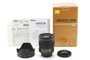 [Almost Unused in Box] Nikon AF-S NIKKOR 28mm F/1.8 G Wide Angle Lens From JAPAN - Picture 1 of 24