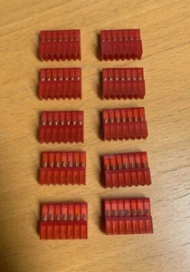 TE/TYCO/AMP 640440-7 07P MTA100 CONN ASSY 22AWG RED (10pcs = 1 lot) - Picture 1 of 3
