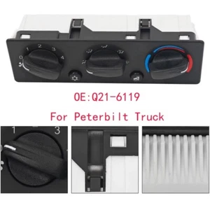 1x Car A/C Climate Control Module Panel Replacement Q21-6119 For Peterbilt Truck - Picture 1 of 7