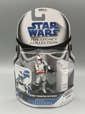 Star Wars 2008 Clone Trooper Official SL NO.12 COLECCIÓN LEGADO-SAGA LEYENDAS Rojo Foto 1 de 4