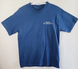 Men’s Duck Commander T-Shirt Size M Blue S. Sleeve Crewneck "There are No Rules" - Picture 1 of 8