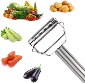 Pelapatate in Acciaio Sbuccia affetta pela Verdure frutta patate carote zucchine - Foto 1 di 7
