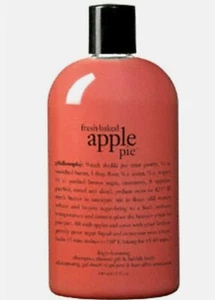 Philosophy FRESH BAKED APPLE PIE 3 in 1 Shampoo Shower Gel bubble bath 16 oz NEW - Picture 1 of 2