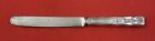 Lap Over Edge Acid Etched by Tiffany Sterling Silver Dessert Knife w/ love birds