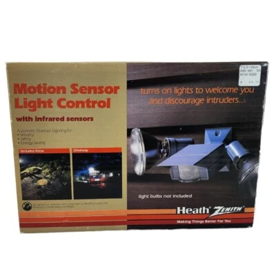 Heath Zenith Outdoor/Indoor Motion Sensor Light Control SL-5310A Infrared Sensor - Image 1 of 4