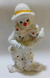 Vintage ☆ Pupazzo Clown In Ceramica Cm 19 - Foto 1 di 13
