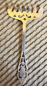 MANCHESTER SARDINE / SPECKGABEL MASSIV DURCHBOHRTER GRIFF VINTAGE STERLING 1951 - Bild 1 von 2