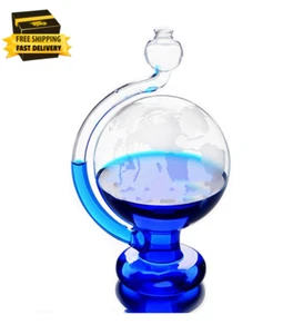 Storm Glass Forecaster Predicting Weather Forecasting Home Ornament Local Cool M - Picture 1 of 9