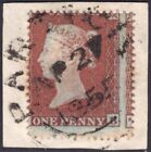 Sg 17 Spec C1wa 1D Red Plate 190 Tb Town Postmark On Piece Very Fine Used