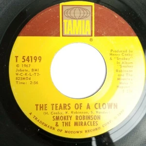 Smokey Robinson & The Miracles The Tears Of A Clown 45 Tamia T-54199 - Picture 1 of 10