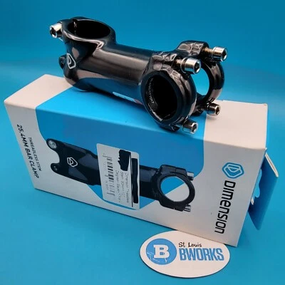 Dimension 1 1/8" Threadless Bike Stem 90mm Length 25.4mm Clamp 17°  f9 - Image 1 of 4