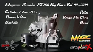 99-25 YZ250 2-Stroke 72 mil 293cc Big Bore Cylinder Piston Head PV & Gaskets Kit - Picture 1 of 23
