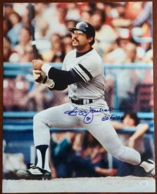 Reggie Jackson JSA Coa Signed 16x20 Photo Autograph - Image 1 of 2
