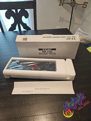 Teac Black Rm-1440 Rack Mount Kit for Teac Cd-P1440 or Cd-P1120 Cd Players - Image 1 of 4