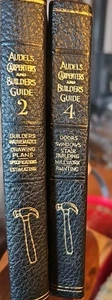 Audel's Carpenters and Builder's Guide vol. 2 & 4 1946 Lot of 2 Vintage Books - Bild 1 von 10