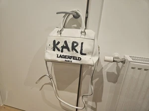 Karl lagerfeld black and white bowling bag - Picture 1 of 11