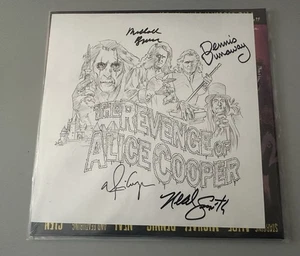 The Revenge of Alice Cooper Limited color 2 LP Vinyl Autographed Band Signed NEW - Imagen 1 de 3