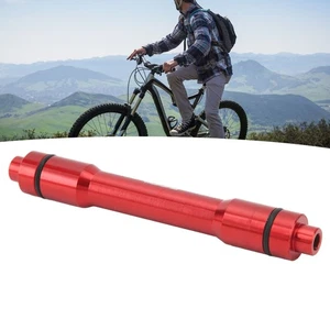 (Red) Bicycle QR Adapter Aluminum Alloy Thru Axle Hub Easy Installation - Picture 1 of 12