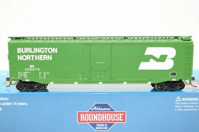 Athearn HO Scale BN Burlington Northern 50' PD Smooth Side Box Car NOS - Image 1 of 4