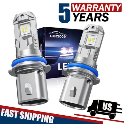 For Plymouth Acclaim 1990-1995 2x High Low Beam LED Headlights Bulb KIT 720000LM - Изображение 1 из 4