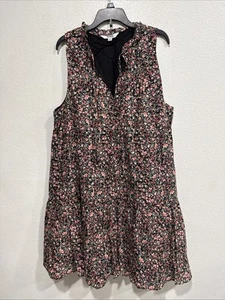 BB Dakota Steve Madden Dress Women’s Size Medium Floral Tiered Sleeveless - Picture 1 of 9