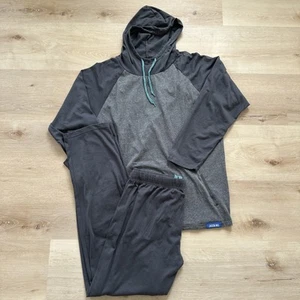 EVA AIR Jason Wu Hooded Sleepwear Pajama Set Grey Size XL - Picture 1 of 14