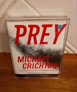 AUDIO BOOK - Prey By Michael Crichton Audio Book X4 Cass Tapes - Picture 1 of 1