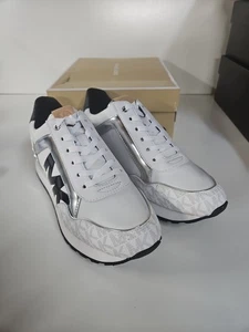 Scarpe da ginnastica MICHAEL KORS MADDY bicolore logo sneakers AUTENTICHE taglia 8 - Foto 1 di 5