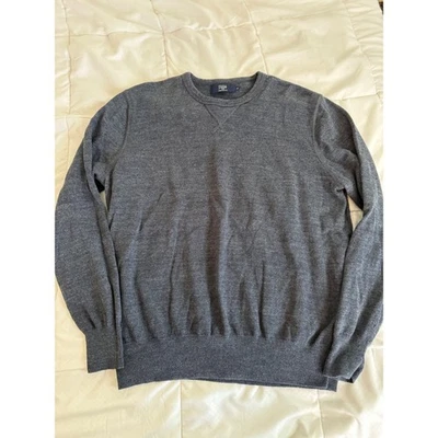 Sudadera para hombre J.Crew de algodón cuello redondo gris XL suéter de felpa francesa Foto 1 de 4