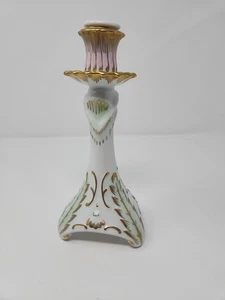 Vintage Porcelain Candlestick, Hollohaza Hungary - Picture 1 of 12
