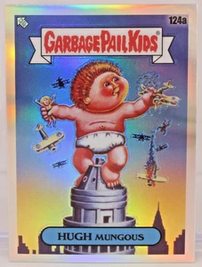 Cubo de basura cromado Topps 2020 niños Hugh Mungous #124a refractor - Imagen 1 de 2