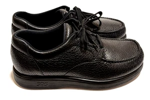 Taglia 8,5 - SAS - Scarpe comode uomo Bout Time nere mocassino larghe stringate - Foto 1 di 9