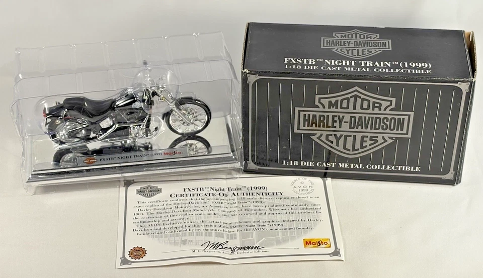Harley Davidson 1999 FLSTF Fat Boy 1:18 Die Cast motocicleta Maisto de colección nuevo en stock Foto 1 de 4