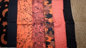 16 HALLOWEEN FAT QUARTERS - 100% COTTON FABRIC - Picture 1 of 4