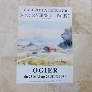 OGIER, ORIGINAL POSTER AUSSTELLUNG 1994, 69 x 49 cm - Bild 1 von 5