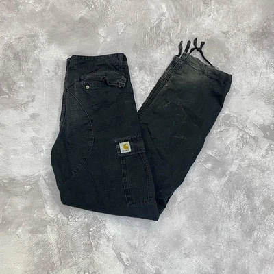 Pantalones de Aviación Carhartt Vintage 31x32 Negro Carga Utilidad Militar... - Imagen 1 de 4